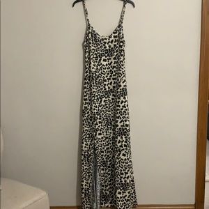 Leopard Print Maxi Dress